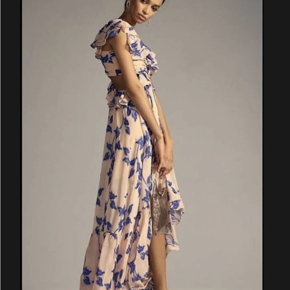 Floral Ruffle Maxi Dress - Picture 3 of 5